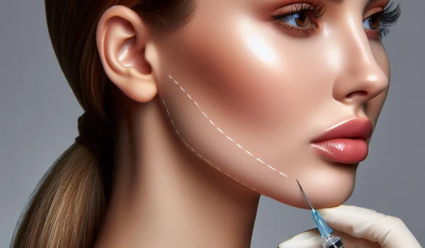 زاویه‌سازی فک و چانه با فیلر